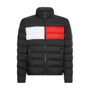 Image of Tommy Jeans Essential Flag Jacket - Black