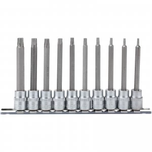 Image of Draper 10 Piece 3/8" Drive Torx Socket Bit Set 3/8" 100mm