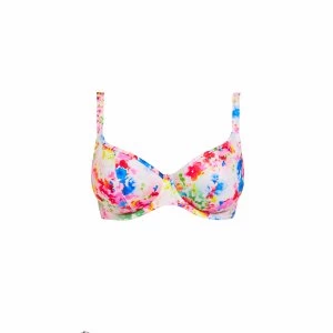 Image of Freya Endless Summer plunge bikini top Multi Coloured