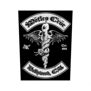 Image of Motley Crue - Hollywood Back Patch