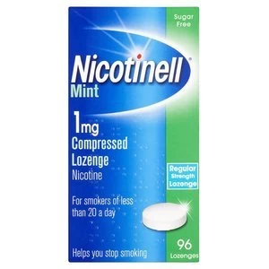 Image of Nicotinell Mint 1mg Compressed Lozenge 96 Lozenges