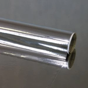 Image of Fablon Polished Silver Sticky Back Plastic Silver