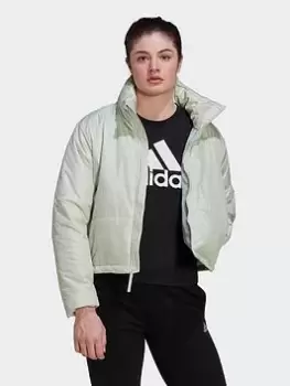 Image of adidas BSC Insulated Jacket, Green Size M Women