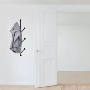 Image of Rod 2 Black Metal Wall Hook