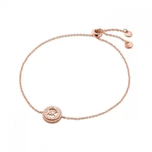 Image of Michael Kors MK Rose Gold Tone Cubic Zirconia Bracelet