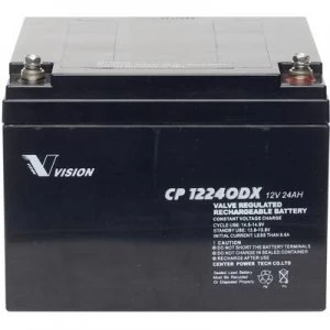 Image of VRLA 12 V 24 Ah Vision Akkus CP12240DX CP12240DX