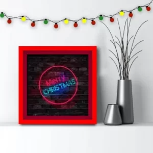 Image of 3030AHSNOEL-008 Multicolor Decorative Framed MDF Painting