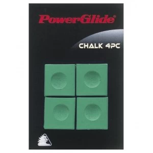 Image of Powerglide Snooker Chalk (4 Pack) Green