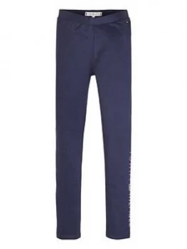 Image of Tommy Hilfiger Girls Side Logo Leggings