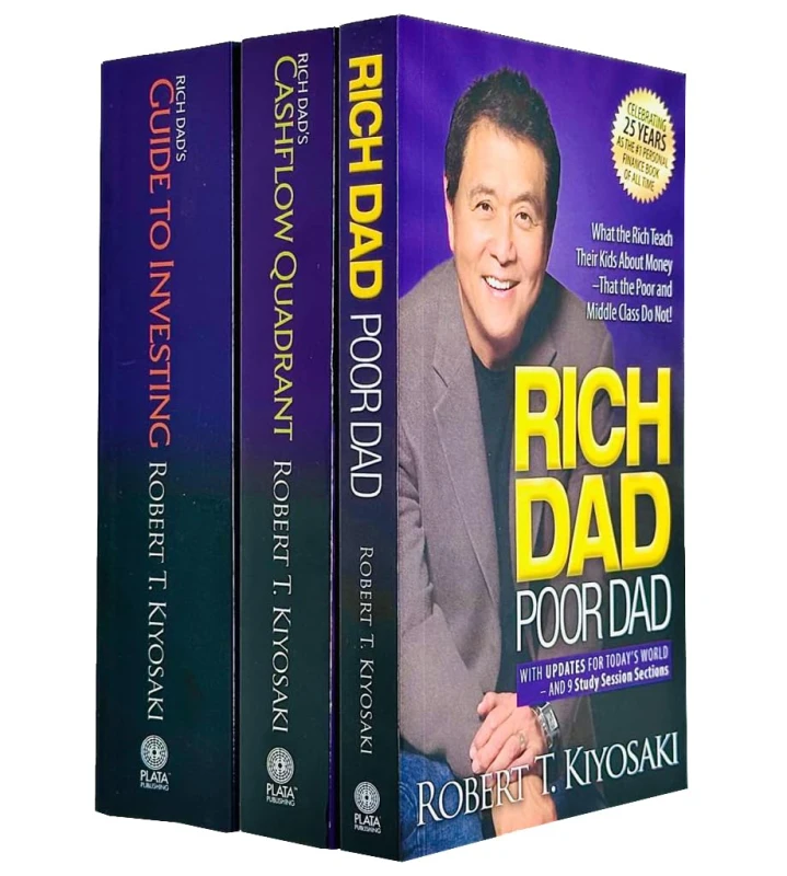Image of Robert T. Kiyosaki 3 Book Set Rich Dad Series Robert T. Kiyosaki Books