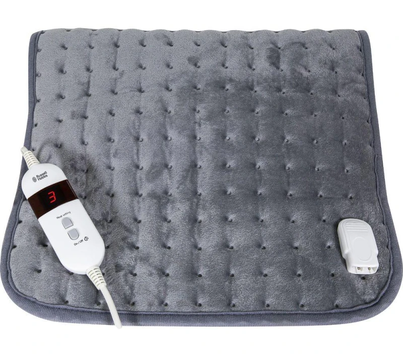 Image of Russell Hobbs RHHPS1001 Electric Heated Pad - Grey, Silver/Grey 5056233802961