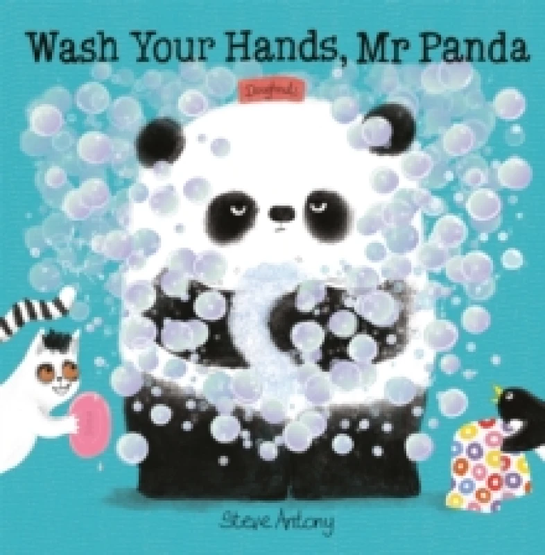 Image of Steve Antony Wash Your Hands, Mr Panda Book Multi unisex