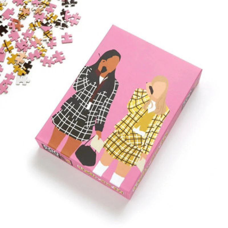 Image of Bored Sheep Shop Clueless Movie Ugh As If Silouete Jigsaw Puzzle 500 Pieces