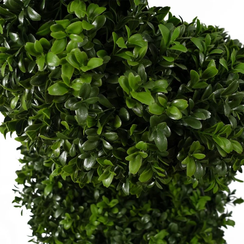 Image of Leaf 120cm Pair of Spiral Boxwood Artificial Tree UV Resistant Outdoor