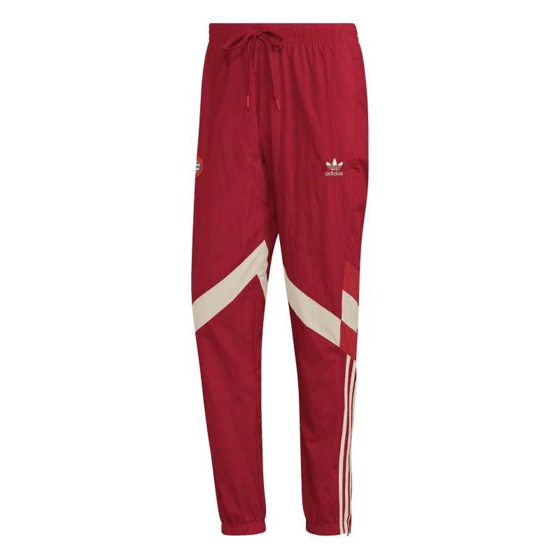 Image of adidas Bayern Munich Originals Tracksuit Bottoms Adults Licensed Tracksuit Bottoms S Red 36531408350