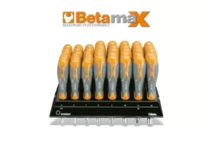 Image of Beta Tools 942BX/DG 43pc Short Series Hexagon Nut Spinners Wall-Mounted Display