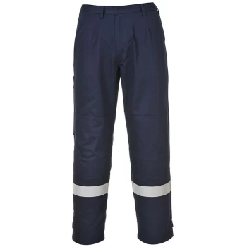 Image of Portwest - FR26NATXL - sz XL Bizflame Plus Trouser - FR26 Navy Tall