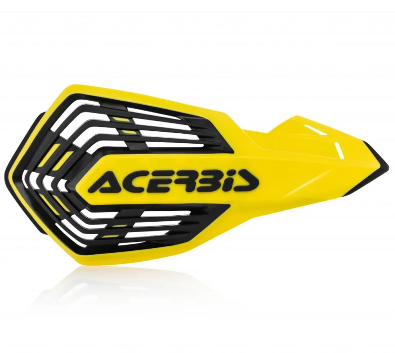 Image of 0024296.279 - Acerbis X-Future Hand Guards - Yellow/ Black 0024296.279