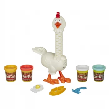 Image of Play-Doh Cluck a Dee Feather Fun Chicken Playset