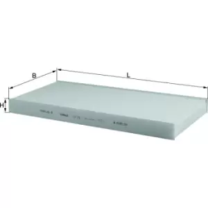 Image of Pollen Air Filter (Standard) La78 70319204 By Mahle Original