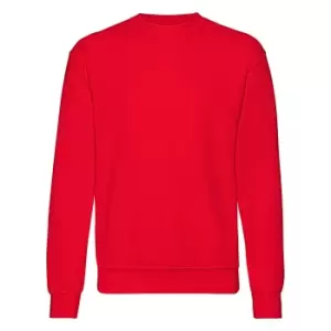 Image of Fruit Of The Loom Mens Set-In BelcoroA Yarn Sweatshirt (XL) (Red)