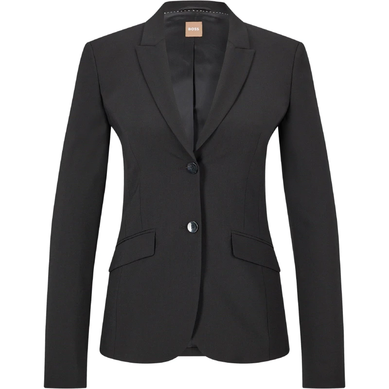 Image of Boss Womens Julea Blazer Black female 4 (XXS)