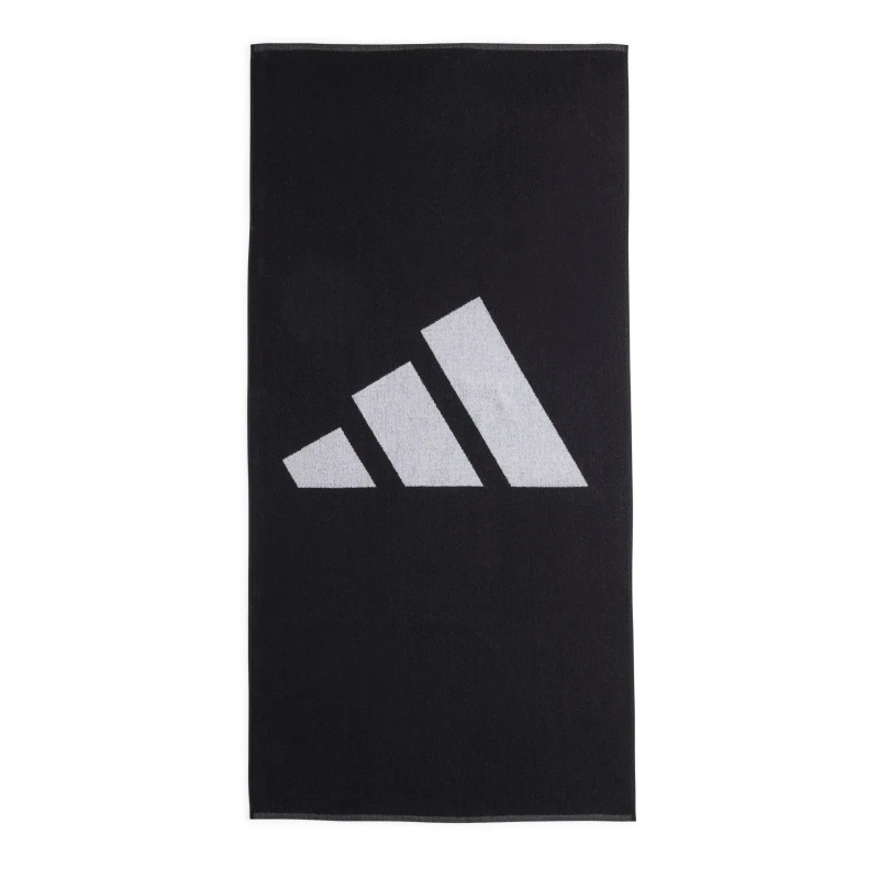 Image of adidas Adults Large Swimming Towels Black/White unisex One Size