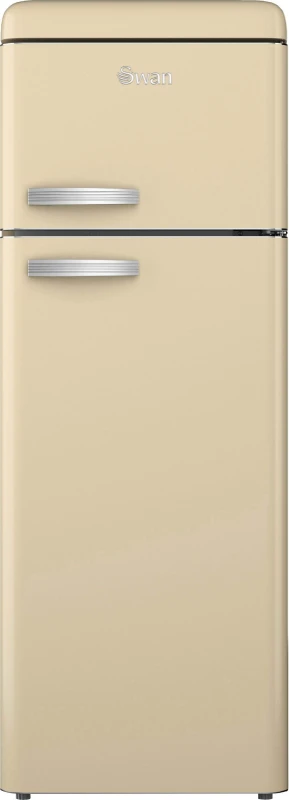 Image of Swan Top Mounted Fridge Freezer Cream