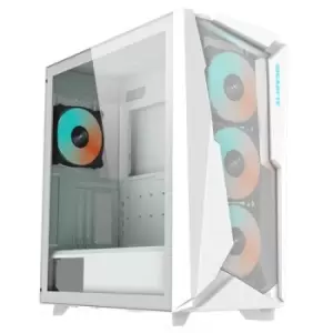 Image of Gigabyte C301 GLASS White computer case Midi Tower