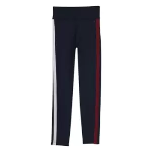 Image of Tommy Hilfiger Global Stripe Sport Tights - Blue