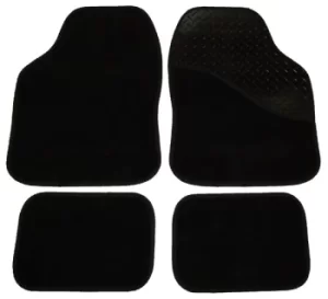 Image of Universal Mat Set With Rubber Drivers Heelpad Black 4 Piece POLCO EQUIP IT UM9