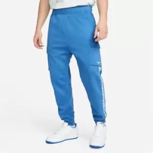 Image of Nike Sportswear Fleece Cargo Pants Mens - Blue
