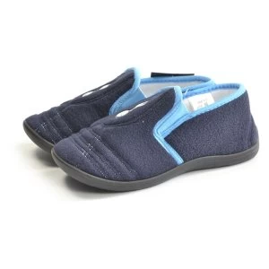 Image of Spurs Childrens Goal Heel Slippers Navy UK kids size 12/13