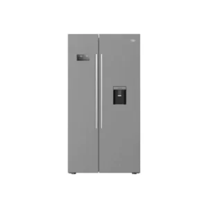 Image of Beko Pro ASDM241PX 554L Frost Free Freestanding American Style Fridge Freezer