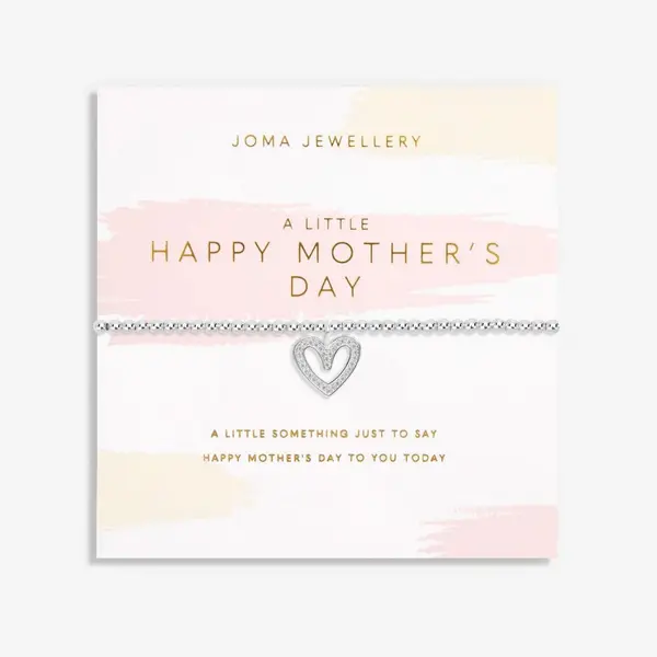 Image of Joma Jewellery Mother's Day A Little Happy Mother's Day Silv