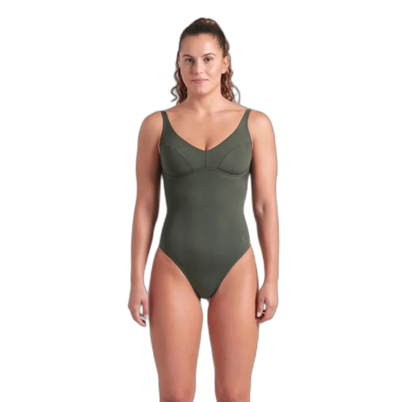 Image of Womens 1 Piece swimsuit Arena Victoria Vert Female 44