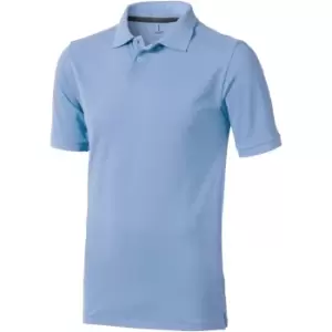 Image of Elevate Mens Calgary Short Sleeve Polo (L) (Light Blue)