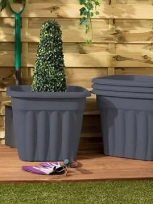 Image of Wham Set Of 4 Vista 49Cm Square Planter