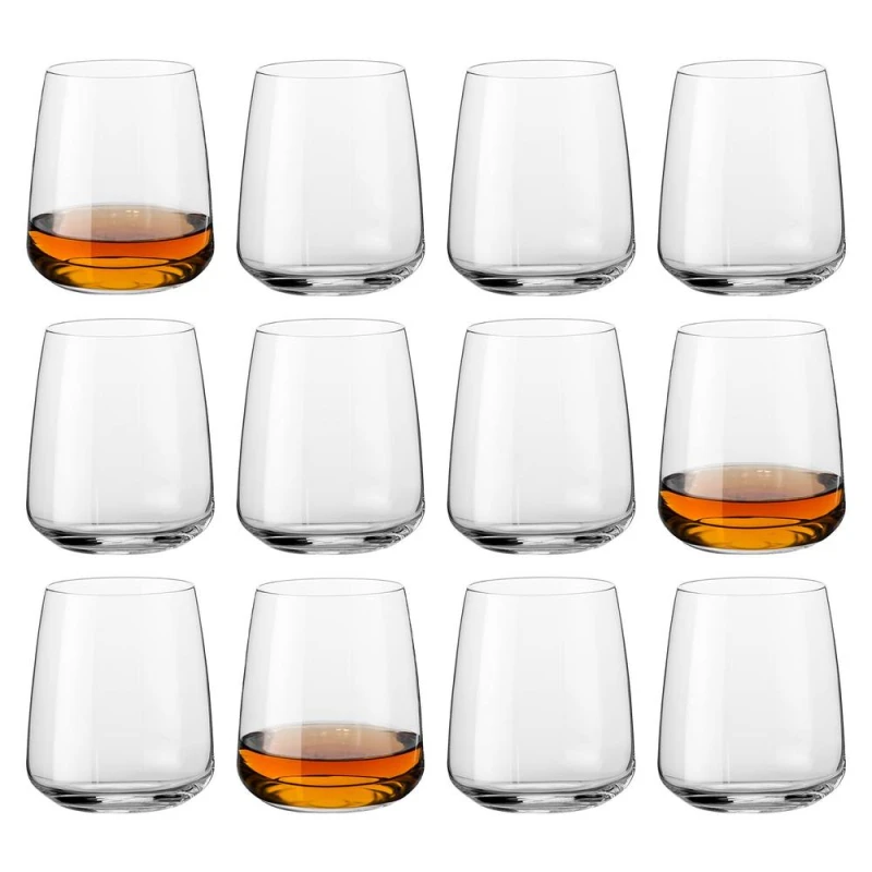 Image of Bormioli Rocco Nexo Glass Tumblers - 360ml - Pack of 12 in Clear Clear Unisex