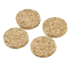 Image of Select Hardware Surface Gard Round Cork Pads 13mm 24 Pack