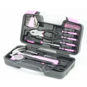 Image of Pink Tool Kit 38pc In Carry Case