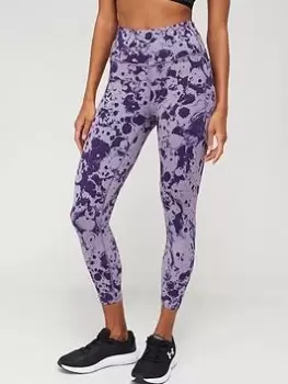 Image of Under Armour Meridian Print Ankle Leggings - Purple/Multi