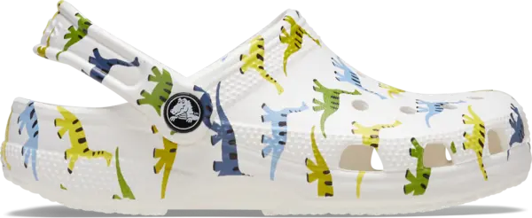 Image of Crocs Kids Toddler Classic Character Print Clogs Dinosaur C5