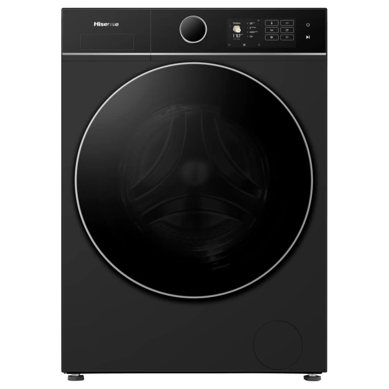 Image of Hisense 5i KitchenFit Series WF5I1245BBR 12kg WiFi Connected Washing Machine with 1400 rpm - Black - A Rated