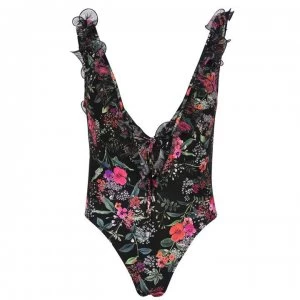 Image of Ted Baker Metro Plunge Swimsuit - Black
