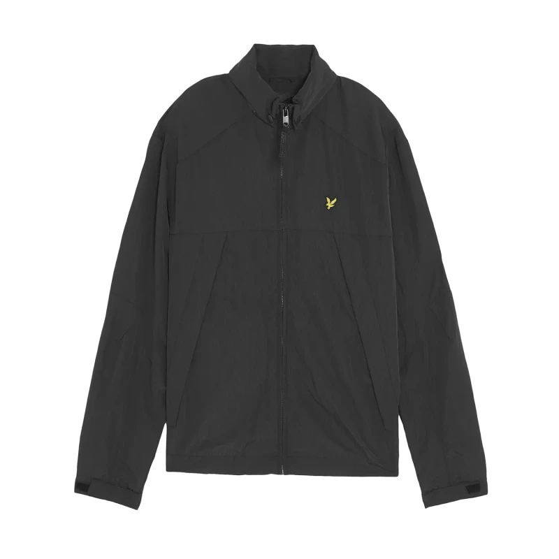 Image of Lyle & Scott Packable hooded jacket Lyle & Scott Noir Male M