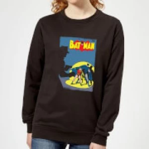 Image of Batman Batman Cover Womens Sweatshirt - Black - 5XL