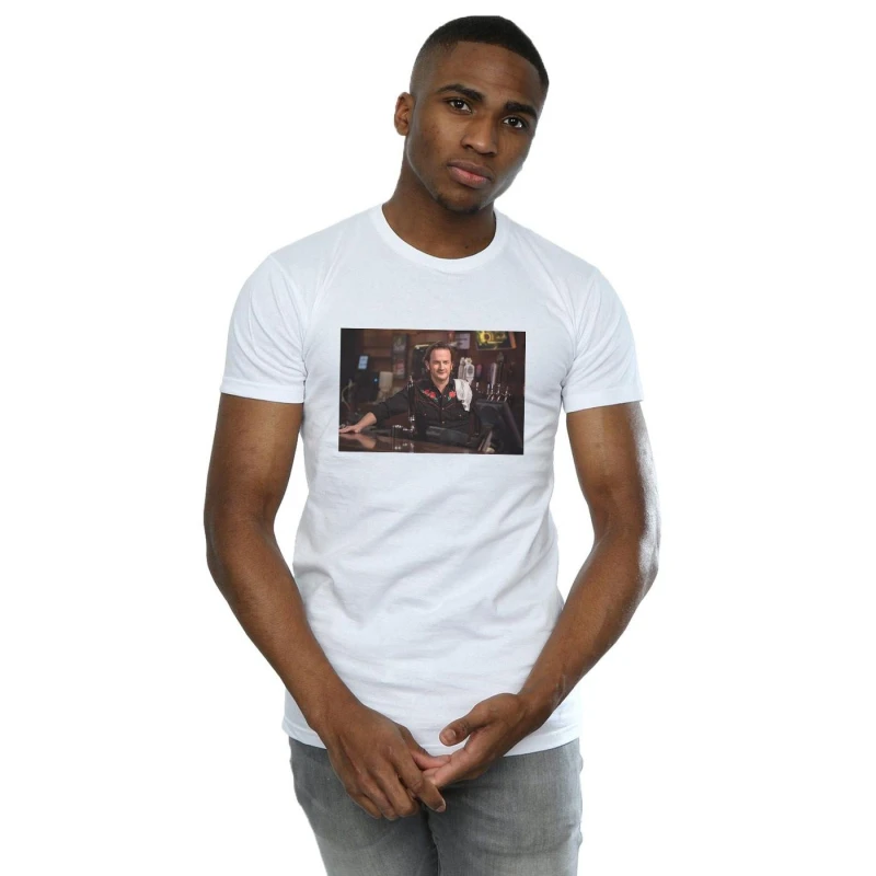 Image of Supernatural Supernatural Men Gabriel's Bar T-Shirt in White Size: Small White S Male 5057972330654