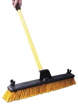 Image of Original Bentley SPCHQ16 SoftStiff PVC Yard Broom 24" and Handle