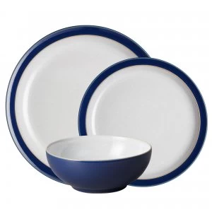 Image of Denby Elements Dark Blue 12 Piece Tableware Set